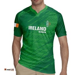 Custom Ireland Cricket Rugby Jersey Irish Celtic Knot - National Color LT14