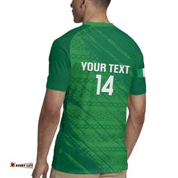 Custom Ireland Cricket Rugby Jersey Irish Celtic Knot - National Color LT14