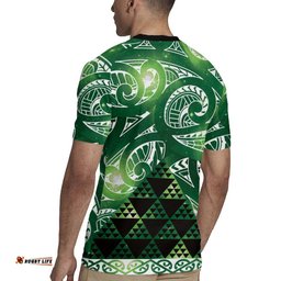 Matariki New Zealand Rugby Jersey NZ Niho Taniwha Maori New Year Green Galaxy LT14