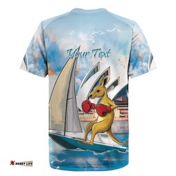 Personalised Australia Sailing Rugby Jersey Life Is Better On A Boat LT14