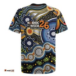 NAIDOC Deadly 50 Years Rugby Jersey Aboriginal and Torres Strait Islander LT9