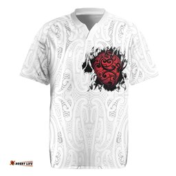New Zealand Maori Heart Tribal Personalised Rugby Jersey Polynesian Patterns LT9