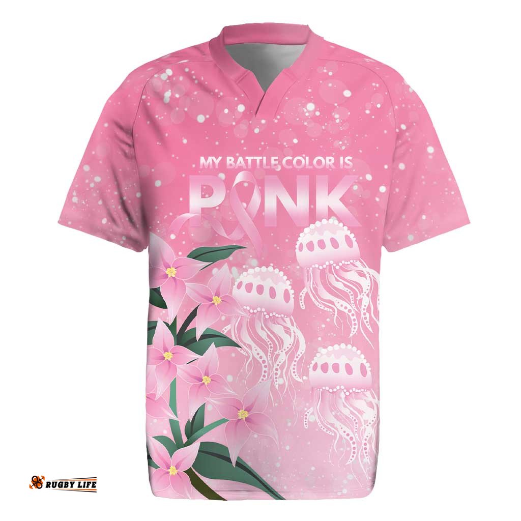 Personalised Pink Boronia of Hope Rugby Jersey Australias Fight Against Breast Cancer LT9
