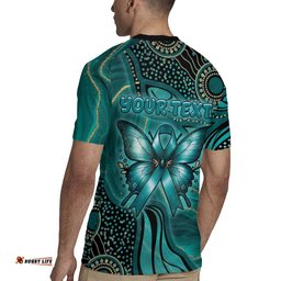 Personalised Ovarian Cancer Awareness Rugby Jersey This Is What A Fighter Looks Like DT05