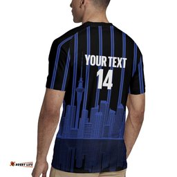 New Zealand Auckland Football Custom Rugby Jersey Go City of Sails Est 2025 LT14
