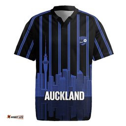 New Zealand Auckland Football Custom Rugby Jersey Go City of Sails Est 2025 LT14