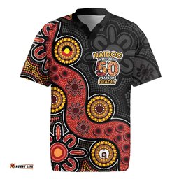 NAIDOC Week 2026 Rugby Jersey 50 Years of Deadly Indigenous Pride LT18