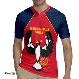 Custom South Australia Bowls Rugby Jersey Go Champions SA Piping Shrike LT14