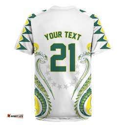 Custom Rugby Cook Islands Avaiki Rugby Jersey White Kuki Airani Tribal Maori Inspired LT9