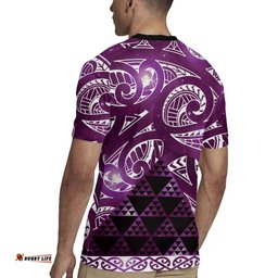 Matariki New Zealand Rugby Jersey NZ Niho Taniwha Maori New Year Purple Galaxy LT14