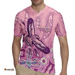 NAIDOC Week - 50 Years Deadly Rugby Jersey Pastel Wings LT7