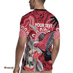 Personalised Australia Galah NAIDOC Week 2026 Rugby Jersey 50 Years of Deadly Aboriginal Art LT14