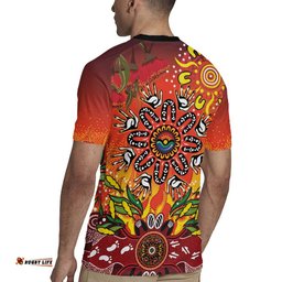 NAIDOC Week 2026 Rugby Jersey 50 Years of Deadly Aboriginal Dot Art LT9