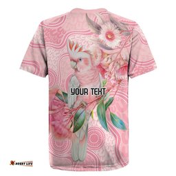 Personalized Pink Galah Fight for Hope and Healing Rugby Jersey Australias Breast Cancer Awareness LT9