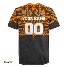 Personalized GWS Giants Rugby Jersey Polynesian Tribal Pattern Heritage Football TS04