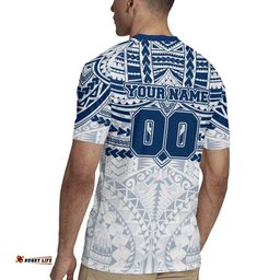 Personalized Geelong Cats Rugby Jersey Polynesian Tribal Pattern Heritage Football TS04