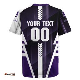 Personalized Fremantle Dockers Rugby Jersey Modern Geometric Sports Graphic Style TS04