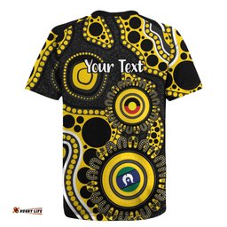 Richmond NAIDOC Week 2026 Personalised Rugby Jersey 50 Years of Deadly Aboriginal Art LT14