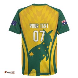Australia Socceroos Custom Rugby Jersey 2026 Forever Golden LT7