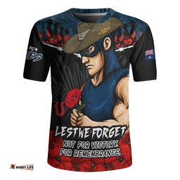 Carlton Rugby Jersey ANZAC Day Not For Victory For Remembrance