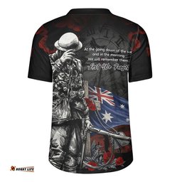Australia Rugby Jersey Anzac Day Silent Dawn Spirit Of Remembrance