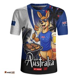 Australia Rugby Jersey Australia Day Kangaroo Summer Fest Celebration
