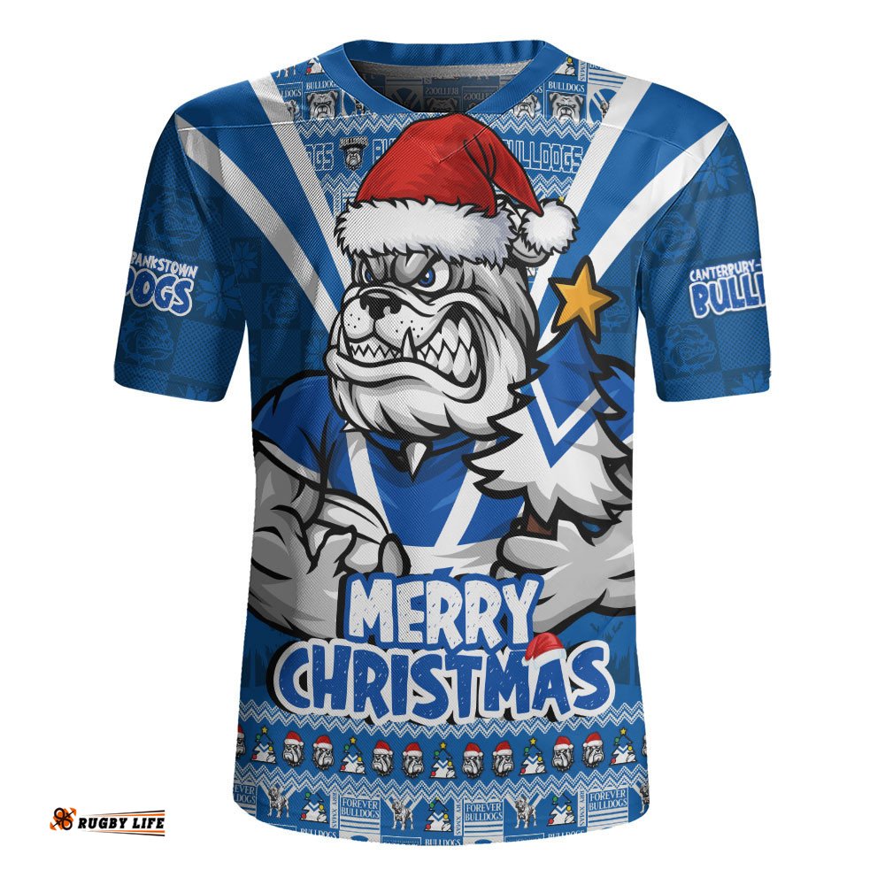 Canterbury-Bankstown Bulldogs Rugby Jersey Merry Christmas Festive Spirit Edition