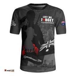 Australia Rugby Jersey Remembrance Day 11th November Tribute Edition