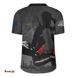 Australia Rugby Jersey Remembrance Day 11th November Tribute Edition