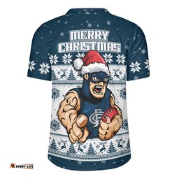 Carlton Rugby Jersey Special Ugly Christmas Holiday Footy Fans
