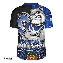 Canterbury-Bankstown Bulldogs Rugby Jersey NAIDOC Week 50 Years Of Deadly Indigenous Pattern