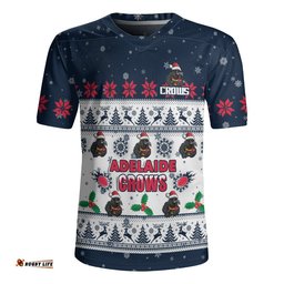 Adelaide Crows Rugby Jersey Special Ugly Christmas Holiday Footy Fans