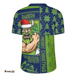 Canberra Raiders Rugby Jersey Christmas Magic Knit Style Winter Glow