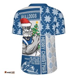 Canterbury-Bankstown Bulldogs Rugby Jersey Christmas Magic Knit Style Winter Glow