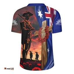 Australia Rugby Jersey Lest We Forget Remembrance