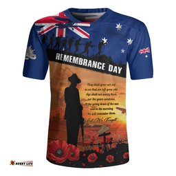 Australia Rugby Jersey Remembrance Day Australia Honour The Fallen