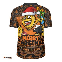 GWS GIANTS Rugby Jersey Festive Holiday Merry Christmas Vibe