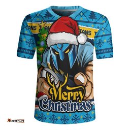 Gold Coast Titans Rugby Jersey Merry Christmas Game Day Knit Style Team Edition