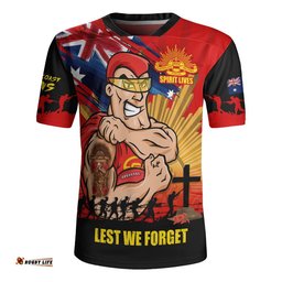 Gold Coast SUNS Rugby Jersey ANZAC Day Honour And Football Legacy