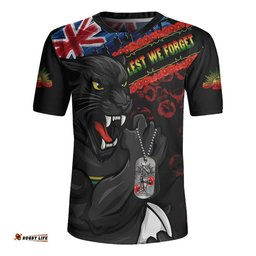Penrith Panthers Rugby Jersey Anzac Remembrance Of The Fallen