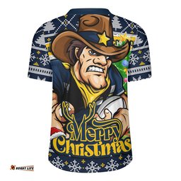 North Queensland Cowboys Rugby Jersey Merry Christmas Game Day Knit Style Team Edition