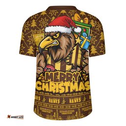 Hawthorn Rugby Jersey Festive Holiday Merry Christmas Vibe
