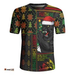 Penrith Panthers Rugby Jersey Christmas Magic Knit Style Winter Glow
