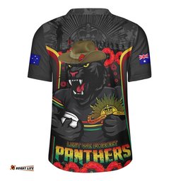 Penrith Panthers Rugby Jersey Lest We Forget In Honor And Remembrance