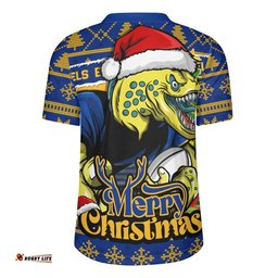 Parramatta Eels Rugby Jersey Merry Christmas Game Day Knit Style Team Edition