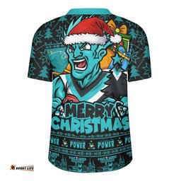 Port Adelaide Rugby Jersey Festive Holiday Merry Christmas Vibe