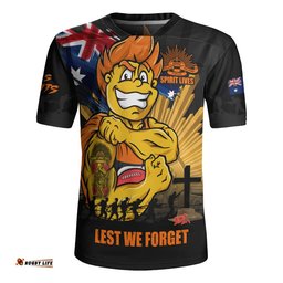 GWS GIANTS Rugby Jersey ANZAC Day Honour And Football Legacy