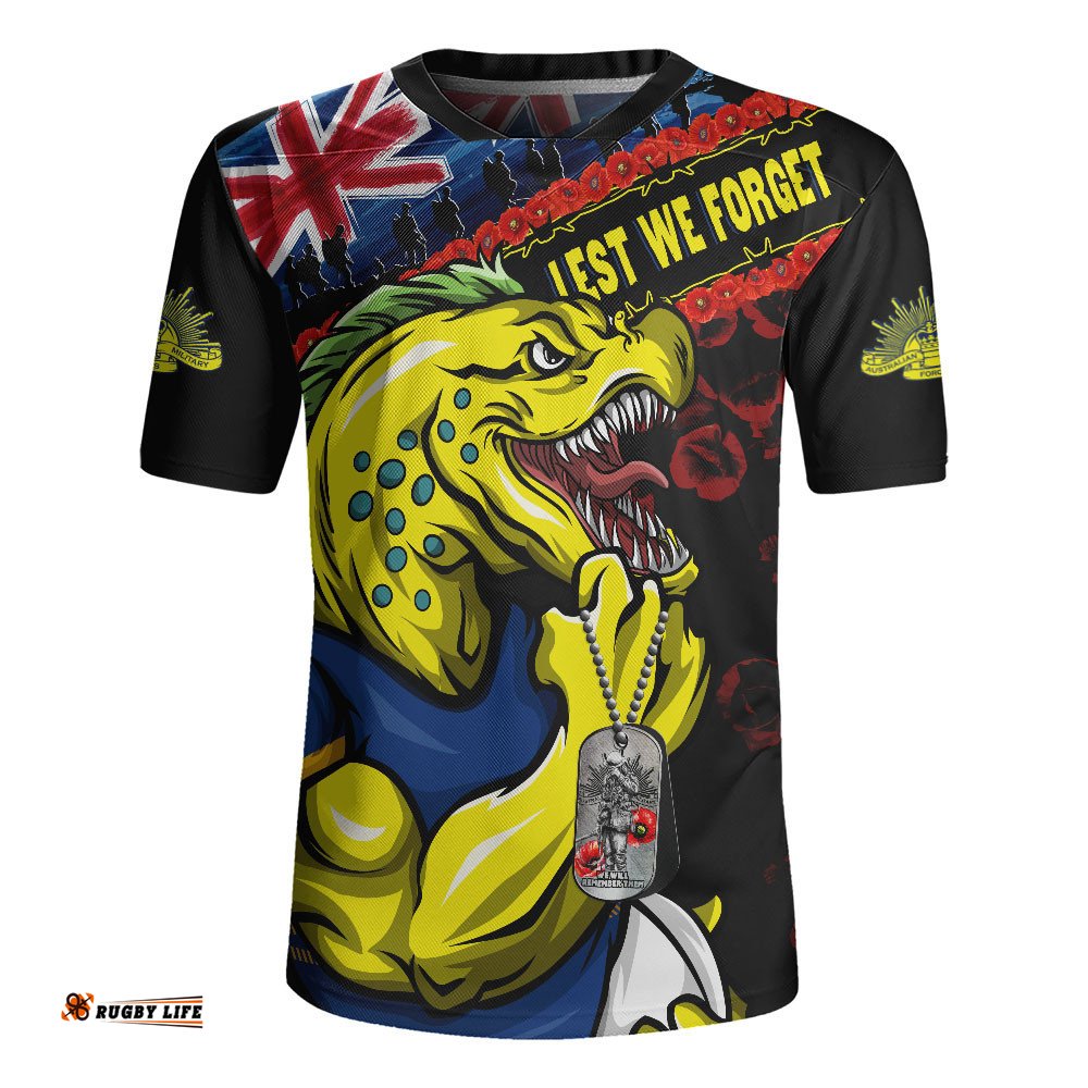 Parramatta Eels Rugby Jersey Anzac Remembrance Of The Fallen