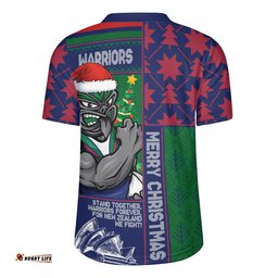 New Zealand Warriors Rugby Jersey Christmas Magic Knit Style Winter Glow