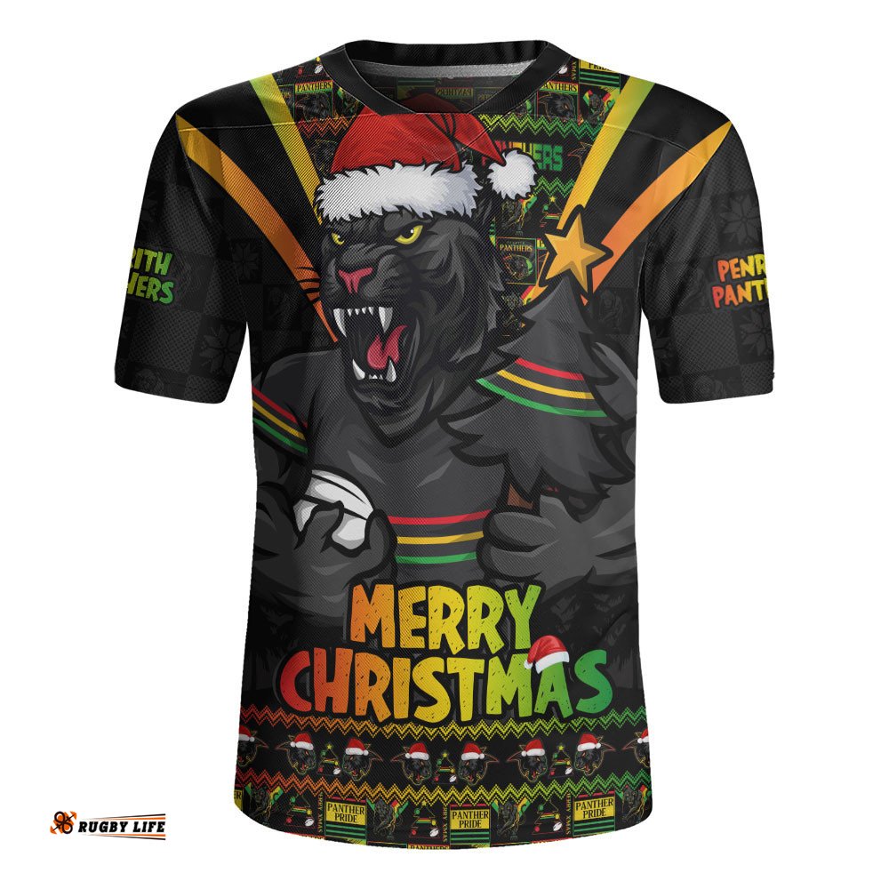 Penrith Panthers Rugby Jersey Merry Christmas Festive Spirit Edition